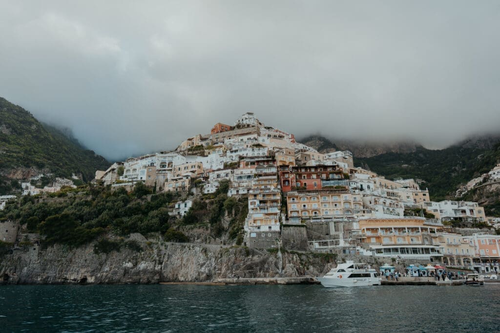 Elopement location in Positano, Italy during the day in April